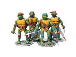 NECA Classic Movie Teenage Mutant Ninja Turtles Raphael Donatello 16CM Bagging Movable Garage Kit Adult Children's Toy Gifts