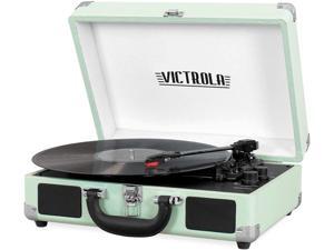 Victrola Vintage 3-Speed Bluetooth Portable Suitcase Record Player with Built-in Speakers, Upgraded Turntable Audio Sound - MINT Victrola Vintage 3-Speed Bluetooth Portable Suitcase Record Player with Built-in Speakers, Upgraded Turntable Audio Sound - MINT