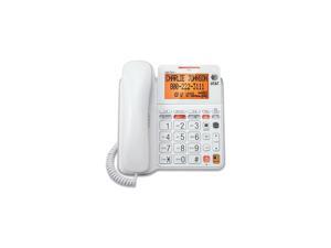 AT&T CL4940 Corded Standard Phone with Answering System and Backlit Display Whit AT&T CL4940 Corded Standard Phone with Answering System and Backlit Display Whit