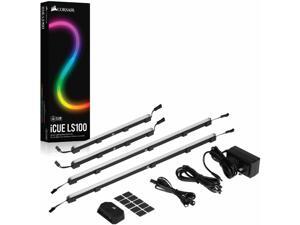 CORSAIR - iCUE LS100 Smart Lighting Strip Starter Kit - CD-9010001-NA CORSAIR - iCUE LS100 Smart Lighting Strip Starter Kit - CD-9010001-NA