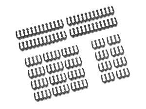 24 Pieces Set = 24-Pin X 4,8Pn X 12,6-Pin X 8 Cable Comb For 3 Mm Cable Gesleeve 24 Pieces Set = 24-Pin X 4,8Pn X 12,6-Pin X 8 Cable Comb For 3 Mm Cable Gesleeve