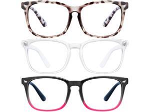 Blue Light Blocking Glasses - 3Pack Computer Game Glasses Square Eyeglasses Frame, Blue Light Blocker Glasses for Women Men, Anti Eye Eyestrain Reading Gaming Glasses Non Prescription Blue Light Blocking Glasses - 3Pack Computer Game Glasses Square Eyeglasses Frame, Blue Light Blocker Glasses for Women Men, Anti Eye Eyestrain Reading Gaming Glasses Non Prescription