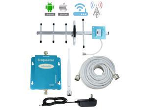 GSM Cell Phone Signal Booster 850Mhz AT&T Verizon 2G 3G 4G Band 5 FDD CDMA Mobile Signal Amplifier Kit With Outdoor Directional Yagi Antenna and Indoor Omni Directional Whip Antenna 50ft Coaxial Cable GSM Cell Phone Signal Booster 850Mhz AT&T Verizon 2G 3G 4G Band 5 FDD CDMA Mobile Signal Amplifier Kit With Outdoor Directional Yagi Antenna and Indoor Omni Directional Whip Antenna 50ft Coaxial Cable