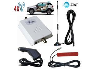 Car Truck AT&T Cell Phone Signal Booster for Car RV Vehicle Boat 4G LTE Signal Booster 700Mhz Band 12/17 with Outside Magnetic Mounted Antenna, Inside Patch Mounted Antenna Cigarette Lighter Adapter Car Truck AT&T Cell Phone Signal Booster for Car RV Vehicle Boat 4G LTE Signal Booster 700Mhz Band 12/17 with Outside Magnetic Mounted Antenna, Inside Patch Mounted Antenna Cigarette Lighter Adapter