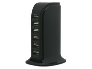 Universal USB Charger 6-Port Power Adapter USB Charging Station with Multiple Port, Compatible iPhone SE 11 Pro Max XS XR X iPad Pro Air Mini Galaxy S10 Note 10 Tablet and More (Black) Universal USB Charger 6-Port Power Adapter USB Charging Station with Multiple Port, Compatible iPhone SE 11 Pro Max XS XR X iPad Pro Air Mini Galaxy S10 Note 10 Tablet and More (Black)