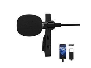 SOCOVEZ USB C Lavalier Lapel Microphone for Android System,Easy Clip on Microphone Compatible with Type C Interface Device for YouTube/Interview/Video Conference/Podcast/Voice Dictation(120in) SOCOVEZ USB C Lavalier Lapel Microphone for Android System,Easy Clip on Microphone Compatible with Type C Interface Device for YouTube/Interview/Video Conference/Podcast/Voice Dictation(120in)