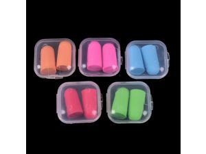 1Set/2Pcs Memory Foam Soft Earplugs Case Hearing Protection Ear Plugs Sleep 1Set/2Pcs Memory Foam Soft Earplugs Case Hearing Protection Ear Plugs Sleep