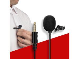 Mini Portable Clip-on Lapel Lavalier Condenser Mic Wired Microphone for Phone Mini Portable Clip-on Lapel Lavalier Condenser Mic Wired Microphone for Phone