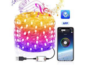 RGB Strip Light String Light Xmas Tree Decor Lights App Remote Control Light RGB Strip Light String Light Xmas Tree Decor Lights App Remote Control Light