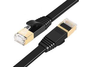CAT7 Internet Flat Cable RJ45 Network Patch Cord Ethernet Xbox PS4 PC LAN