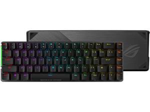 ASUS ROG Falchion Wireless 65% Mechanical Gaming Keyboard | 68 Keys, Aura Sync RGB, Extended Battery Life, Interactive Touch Panel, PBT Keycaps, Cherry MX Blue Switches, Keyboard Cover Case