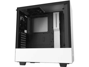 NZXT - H510 Compact ATX Mid-Tower Case with Tempered Glass - Matte White