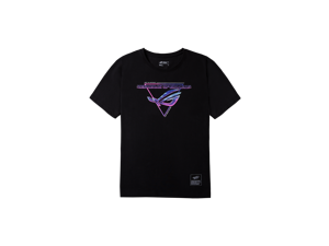 Asus ROG Retro Punk Premium T-Shirt, eSports Gaming apparel (100% Cotton, Short Sleeve, Crew Neck) - S