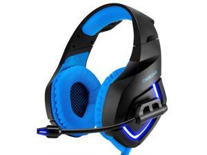Balight Stereo Surround PC Gaming Headset for PS4 New Xbox One with Mic Headphones(Blue) Balight Stereo Surround PC Gaming Headset for PS4 New Xbox One with Mic Headphones(Blue)