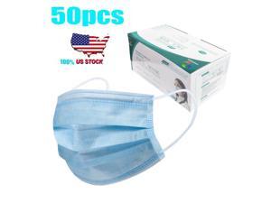 50pcs/pack Disposable Face Mask Anti-Dust Proof Respirator 3-ply Face Mask Cover Non-woven Mouth Mask 50pcs/pack Disposable Face Mask Anti-Dust Proof Respirator 3-ply Face Mask Cover Non-woven Mouth Mask
