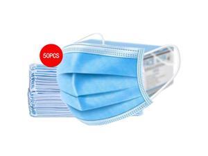 50 Pcs Disposable Face Masks Unisex Blue Dust Mouth Masks Anti Dust Face Surgical Mask Facial Mask 50 Pcs Disposable Face Masks Unisex Blue Dust Mouth Masks Anti Dust Face Surgical Mask Facial Mask