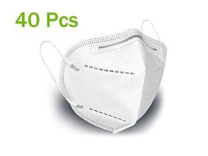 40 Pcs N95 Face Mask Protective Respirator, pm2.5 5-Layer KN95 Mask Face Mask Adult Anti-fog Haze Dustproof Non-Woven Fabrics Mask 40 Pcs N95 Face Mask Protective Respirator, pm2.5 5-Layer KN95 Mask Face Mask Adult Anti-fog Haze Dustproof Non-Woven Fabrics Mask