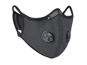 Slate Gray PM2.5 Reusable Face Mask Nylon Mesh for Pollen Allergy Pollution Cycling Outdoor Sports Anti Dust with Activated Carbon Filter - OEM Slate Gray PM2.5 Reusable Face Mask Nylon Mesh for Pollen Allergy Pollution Cycling Outdoor Sports Anti Dust with Activated Carbon Filter - OEM
