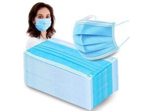 100 Packs Disposable Mask 3-Ply Face Masks for Gem Protection Personal Protection Earloop Mask 100 Packs Disposable Mask 3-Ply Face Masks for Gem Protection Personal Protection Earloop Mask