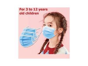 50 Pieces 3-Layer Disposable Face Masks for 3-12 Years Old Children -Protect Kids from Dust, Germs and Pollen Blue Kids Mask 50 Pieces 3-Layer Disposable Face Masks for 3-12 Years Old Children -Protect Kids from Dust, Germs and Pollen Blue Kids Mask