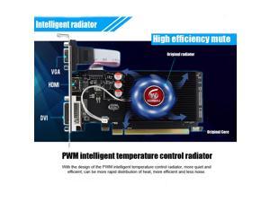 GPU Graphic Card, HD6450 2GB DDR3 64Bit Desktop Computer Office Discrete Graphics GPU Graphic Card, HD6450 2GB DDR3 64Bit Desktop Computer Office Discrete Graphics