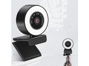 Webcam, mini USB Drive-Free HD Fill Light Camera with Microphone, Pixel: 5.0 Million Pixels 2K Auto Focus Webcam, mini USB Drive-Free HD Fill Light Camera with Microphone, Pixel: 5.0 Million Pixels 2K Auto Focus
