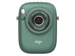 Aigo AGF  Portable Waist and Neck Hanging Small Fan with Light & Three-speed Wind Adjustment