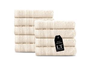 Lavish Touch 100% Cotton Pack of 9 Wash Towels Lavish Touch 100% Cotton Pack of 9 Wash Towels