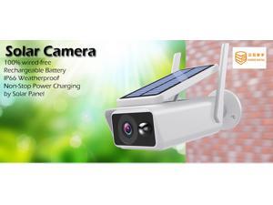 SUNSEE DIGITAL Solar Wireless IP Camera 1080P WiFi Waterproof Security Bullet Camera IR Night Vision Surveillance CCTV Outdoor Webcam SUNSEE DIGITAL Solar Wireless IP Camera 1080P WiFi Waterproof Security Bullet Camera IR Night Vision Surveillance CCTV Outdoor Webcam