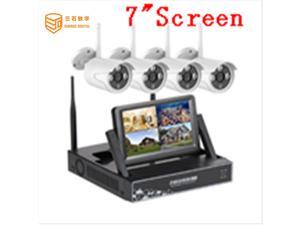 SUNSEE DIGITAL 4CH 1080P 7"LCD Screen Monitor CCTV Camera Wireless NVR Kit Security Surveillance System IP Camera Set DIY Home cctv SUNSEE DIGITAL 4CH 1080P 7"LCD Screen Monitor CCTV Camera Wireless NVR Kit Security Surveillance System IP Camera Set DIY Home cctv