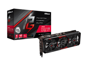 ASROCK AMD Radeon RX 5700 XT Phantom Gaming Elite 8GB GDDR6 Video Card ASROCK AMD Radeon RX 5700 XT Phantom Gaming Elite 8GB GDDR6 Video Card