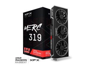 XFX SPEEDSTER MERC319 AMD Radeon RX 6900 XT LIMITED BLACK Gaming Graphics Card with 16GB GDDR6, AMD RDNA 2, RX-69XTA6BB9