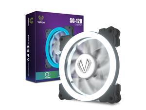 Vetroo 120mm 12cm Halo Ring White LED PC CPU Computer Case Cooling Neon Quite Clear Fan Mod 4 Pin/3 Pin for PC Case/CPU Cooler Vetroo 120mm 12cm Halo Ring White LED PC CPU Computer Case Cooling Neon Quite Clear Fan Mod 4 Pin/3 Pin for PC Case/CPU Cooler