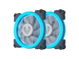 Vetroo 2 Packs 120mm 12cm Halo Ring Ice Blue LED PC CPU Computer Case Cooling Neon Quite Clear Fan Mod 4 Pin/3 Pin for PC Case/CPU Cooler Vetroo 2 Packs 120mm 12cm Halo Ring Ice Blue LED PC CPU Computer Case Cooling Neon Quite Clear Fan Mod 4 Pin/3 Pin for PC Case/CPU Cooler