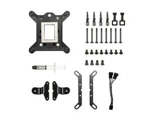 Vetroo V240 White 240mm Radiator Addressable RGB All-in-one AIO CPU Liquid Water Cooler for Intel 1150/1151/1156 and AMD AM2/AMD3/AM4, 2X 120mm ARGB PWM Fans