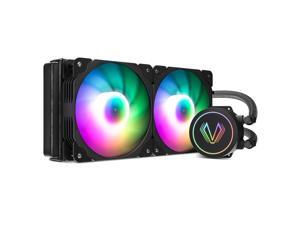 Vetroo V240 Black 240mm Radiator Addressable RGB All-in-one AIO CPU Liquid Water Cooler for Intel 1150/1151/1156 and AMD AM2/AMD3/AM4, 2X 120mm ARGB PWM Fans Vetroo V240 Black 240mm Radiator Addressable RGB All-in-one AIO CPU Liquid Water Cooler for Intel 1150/1151/1156 and AMD AM2/AMD3/AM4, 2X 120mm ARGB PWM Fans