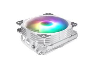 Vetroo L5 White Low Profile CPU Air Cooler for Intel/AMD w/ 5 Heatpipes and 120mm Quiet PWM Fan Vetroo L5 White Low Profile CPU Air Cooler for Intel/AMD w/ 5 Heatpipes and 120mm Quiet PWM Fan