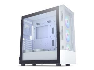 Vetroo AL600 White Mid-Tower ATX PC Case, 3x 120mm ARGB Fans, 3x 120mm Regular Fans Pre-installed, Top 360mm Radiator Support Mesh Computer Gaming Case, Controller Hub Included