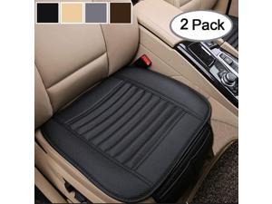 Big Ant Breathable 2pc Car Interior Seat Cover Cushion Pad Mat for Auto Supplies Office Chair with PU Leather(Black) Big Ant Breathable 2pc Car Interior Seat Cover Cushion Pad Mat for Auto Supplies Office Chair with PU Leather(Black)
