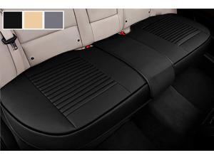 Big Ant Back Seat Covers, Separated Rear Seat Cover, Breathable PU Leather Back Car Seat Covers Universal Fit for Most Car, SUV, Vehicle Supplies (Black-Flexible for Different Seat Size)