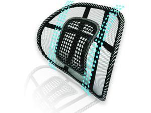 Big Ant Lumbar Support, Car Mesh Back Support with Massage Beads Ergonomic Designed for Comfort and Lower Back Pain Relief - Lumbar Back Support Cushion for Car Seat, Office Chair ,Wheelchair