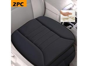 Big Ant Car Seat Cushion,Comfort Thicken Memory Foam Seat Cushion Pad,Pain Relief Chair Cushion Seat Protector for Car Office Home Use,Black,2 PACKS