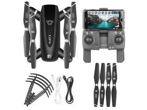 UAV GPS Drones Mini WiFi FPV Drone 720P HD Camera 2 LED Light Auto Return Home RC Drone 2.4Ghz Anti-interference Quadcopter Altitude Hold Support Video with Modular Battery Carrying Case UAV GPS Drones Mini WiFi FPV Drone 720P HD Camera 2 LED Light Auto Return Home RC Drone 2.4Ghz Anti-interference Quadcopter Altitude Hold Support Video with Modular Battery Carrying Case