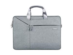 wiwu Laptop bag 15.6 inch Top-grade wate resistant Computer bag Handbag Messenger Laptop sleeve Business briefcase with handle for Hp Dell Lenovo Notebooks (Gray 15.6")