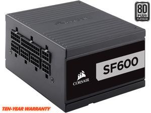 Corsair SF Series, SF600, 600 Watt, SFX, 80+ Platinum Certified, Fully Modular Power Supply (CP-9020182-NA) Corsair SF Series, SF600, 600 Watt, SFX, 80+ Platinum Certified, Fully Modular Power Supply (CP-9020182-NA)