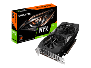 GIGABYTE Geforce RTX 2060 6G Graphics Card, 2 x WINDFORCE Fans, 6GB 192-Bit GDDR, GV-N2060D6-6GD Video Card GIGABYTE Geforce RTX 2060 6G Graphics Card, 2 x WINDFORCE Fans, 6GB 192-Bit GDDR, GV-N2060D6-6GD Video Card