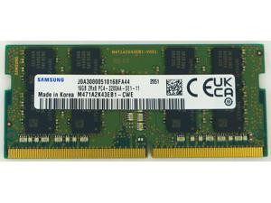 Samsung M471A2K43EB1-CWE 16GB 2Rx8 DDR4 PC4-25600 3200MHZ 260 PIN SODIMM 1.2V CL 22 Laptop Ram Memory