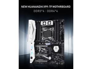 X99 motherboard with dual M.2 NVME slot support both DDR3 and DDR4 LGA2011-3