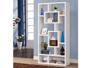 Bookcase, White, 35.50 X; 11.50 X 70.75"H Bookcase, White, 35.50 X; 11.50 X 70.75"H