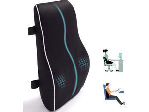 Lumbar Support Pillow for Office Chair Car Memory Foam Back Cushion for Back Pain Relief Improve Posture Large Back Pillow for Computer, Gaming Chair, Recliner with Mesh Cover Double Adjustable Straps Lumbar Support Pillow for Office Chair Car Memory Foam Back Cushion for Back Pain Relief Improve Posture Large Back Pillow for Computer, Gaming Chair, Recliner with Mesh Cover Double Adjustable Straps